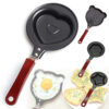 Mini Non Stick Multi Shapes Egg Fry Pan - Image 2