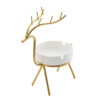 Deer Style Metal & Ceramic Ashtray - Image 2