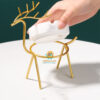 Deer Style Metal & Ceramic Ashtray - Image 4