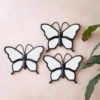 3 Piece Butterfly Wall Mirror Set For Wall Decorations Home Decoration - Image 3