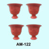 Pack Of 4 And 6 Wall Hanging Plastic Pots For Flower And Plants - Image 2