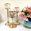 3 Pcs Metal Candle Set For Home Decoration