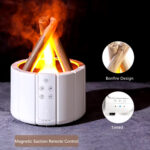 abdullah mall Bonfire Aromatherapy Machine Water Shortage Protection Flame Air Humidifier