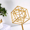 Geometric Metal Statue For Home Office Decor Modern Creative Figurines - Image 4