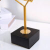 abdullah mall Geometric Metal Statue For Home Office Decor Modern Creative Figurines