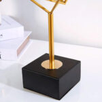 abdullah mall Geometric Metal Statue For Home Office Decor Modern Creative Figurines