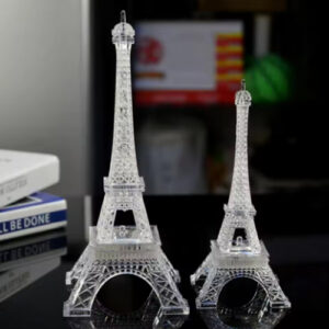 Plastic LED Lights Eiffel Tower Model