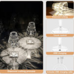 Touch Rechargable Table Lamp abdullah mall