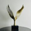 Golden Wings Sculpture abdullah mall