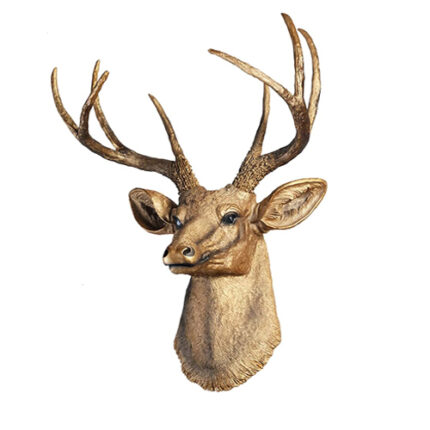 Artificial Deer Wall Hanging Face